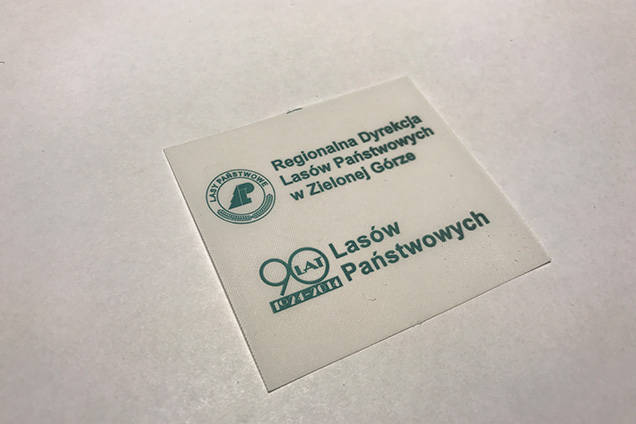 wszywki, metki konserwacyjne z przepisem prania